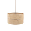 Lampa wisząca o średnicy 50cm z rafii w stylu boho 1xE27 CALMA Tk Lighting 11602