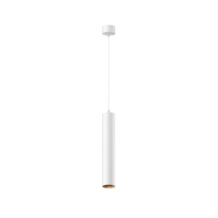 Lampa wisząca biała tuba 30cm o średnicy 5cm LED 3000K Focus LED P072PL-L12W3K-1 Maytoni