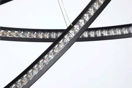 Lampa wisząca BRIGHTON 3 czarna LED AZzardo AZ4428