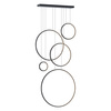 Lampa wisząca Saturno Black 100W LED 4000K mezzanine Milagro ML2324