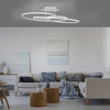 Biała lampa sufitowa LED z pierścieniami - nowoczesny design LUMACA LED 3000K Just Light 15321-16