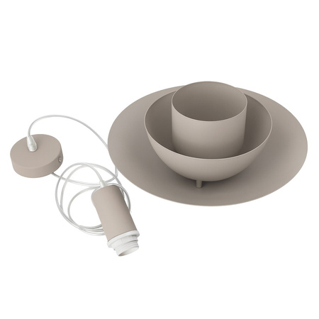 Lampa wisząca pojedyńcza w kolorze kaszmiru FERRO Cashmere 1xE27 Milagro ML2361