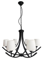 LONDYN LAMPA WISZĄCA 6X60W E27 CZARNY Candellux 36-38845