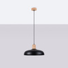 Lampa wisząca INDY czarna Sollux SL.1324