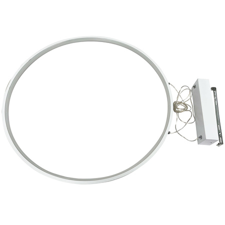 Lampa wisząca pionowy ring 90cm Mirror L biała IP44 LED CCT Light Prestige LP-999/1P L WH CCT