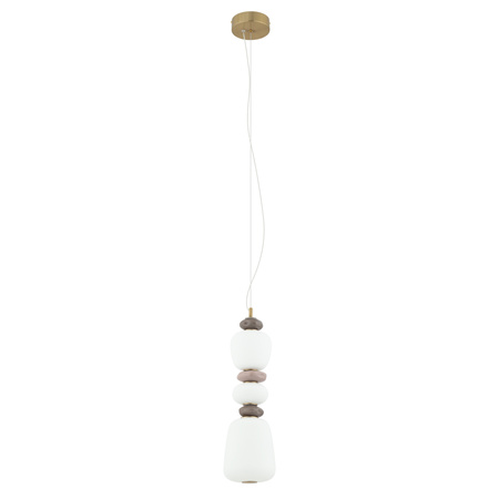 Pojedyńcza lampa wisząca z ceramiki i szkła w stylu Art Deco CERAMIC LED Nowodvorski 11701