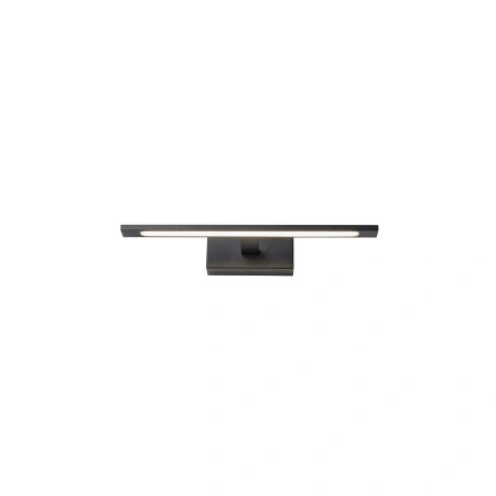 Czarny kinkiet łazienkowy 41,5cm nad lustro Elgidia LED 3500K IP44 WL0122-S-BK Yaskr