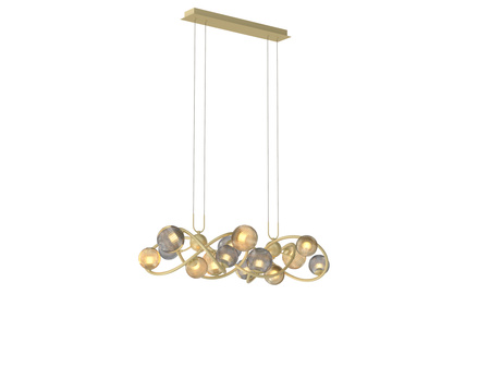 Lampa wisząca METZ 14 złota Wofi Premium 7015-1404