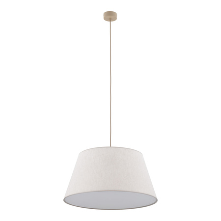 Lampa wisząca stożek z lnu FORMO SABIA LEN 1xE27 Tk Lighting 11317