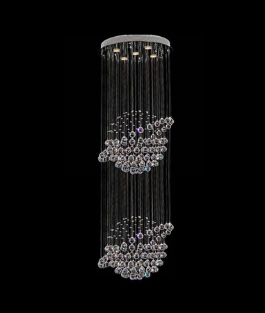 Lampa sufitowa wisząca kryształowa LUOTI KULA DY3361-5B CRISTAL