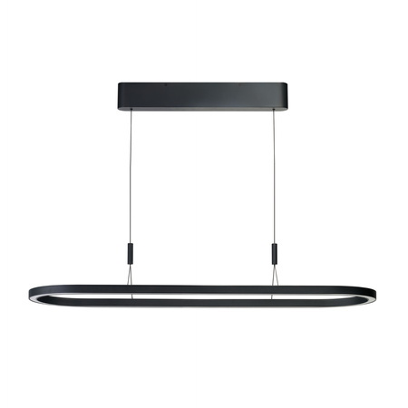 Czarna lampa wisząca owalna LAYLA 120 3000K DIMM BK AZZARDO AZ6755