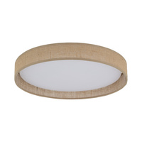 Okrągla lampa sufitowa w kolorze beżowym 42,5cm DEMI JUTA LED LED Tk Lighting 11859