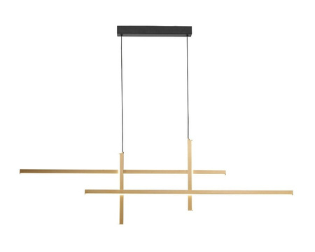 Lampa wisząca EDGE LED Zuma Line 22008P-BK/GD zmiana barwy światła