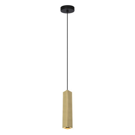 Mosięzna lampa wisząca tuba 1xGU10 Ander Italux PND-28394-1-GD