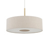 Lampa wisząca do sypialni z kremowym kloszem 65cm SANTANA  L Nowodvorski 11653