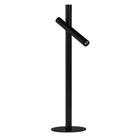 Czarna prosta lampka stołowa kierunkowa LED 3000K TROST TABLE BK Azzardo AZ6801