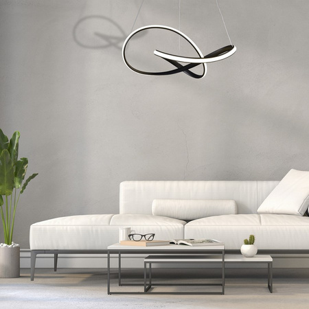 Lampa wisząca CAPPIO BLACK 36W LED Milagro ML6771