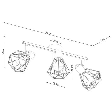 Lampa sufitowa ARTEMIS Sollux SL.1107