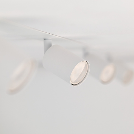 NEX WHITE 4XGU10 LAMPA SUFITOWA PODTYNKOWA TK Lighting 10805