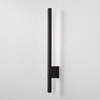 Czarny kinkiet elewacyjny LED 60cm do holu BARI Kaja Lighting K-8241
