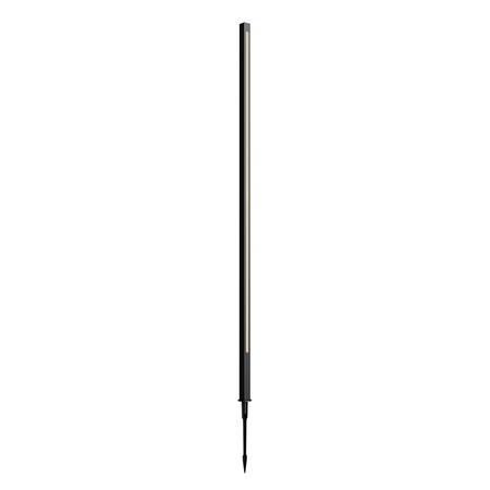 Wąski słupek 120cm o średnicy 2,5cm wbijany w podłoże, pionowa linia światła LED Pole O440FL-L18GF3K Maytoni