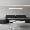 Lampa wisząca Cali L biała Tuya LED CCT Light Prestige LP-1301/1P L WH Smart