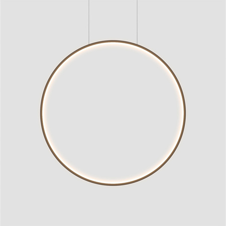 Lampa wisząca okrąg 60cm Mirror S czarna IP44 LED CCT Light Prestige LP-999/1P S BK CCT