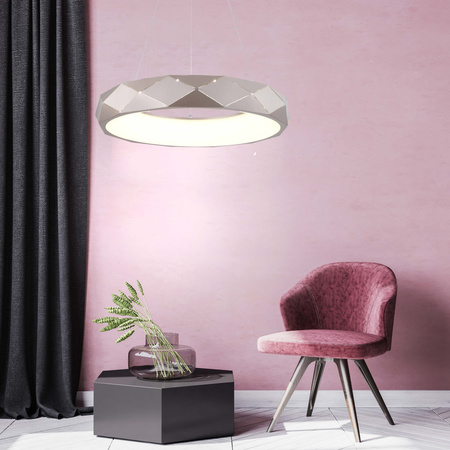 Lampa wisząca Reus różowe złoto LED 4000K Light Prestige LP-8069/1P LED GD