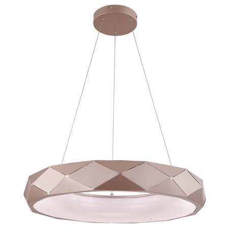 Lampa wisząca Reus różowe złoto LED 4000K Light Prestige LP-8069/1P LED GD