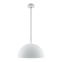 Biała metalowa lampa wisząca o średnicy 35cm 1xE27 Basic colors MOD168PL-01W Maytoni