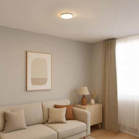 Plafon MAYA Chrome 10W LED Ø260 Milagro ML1832