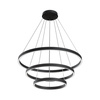 Lampa wisząca RIM LED potrójna czarna Maytoni MOD058PL-L100B4K