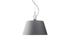Lampa wisząca szary stożkowy abażur ALICANTE GR AZZARDO AZ2294