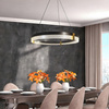 Lampa wisząca Plum Triangle 60 cm czarno-transparentna LED CCT Light Prestige LP-0407/1P M BK Triangle