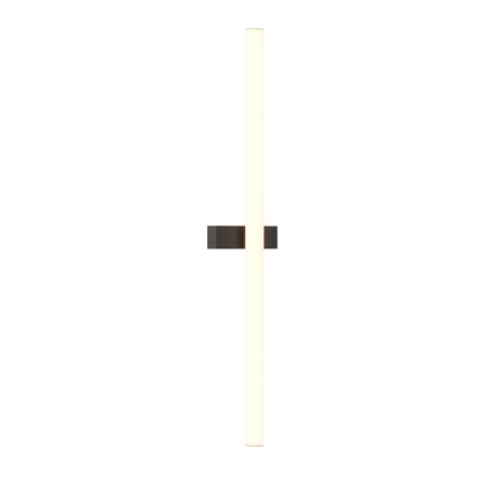 Kinkiet łazienkowy tuba 90cm LED 3000K na czarnej podstawie Maxlight W0421D Thora