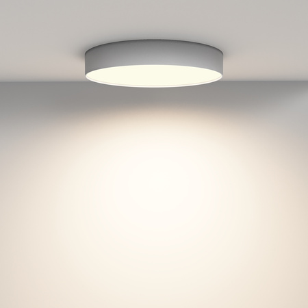 Biała okrągła lampa sufitowa o średnicy 40cm LED 3000K 3160 lumenów Zon C032CL-45W3K-RD-W Maytoni