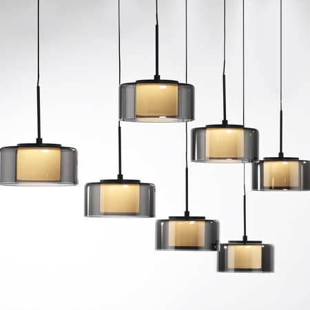 Lampa wisząca siedmiopunktowa z wbudowanym ściemniaczem RIKA Paul Neuhaus 2115-18