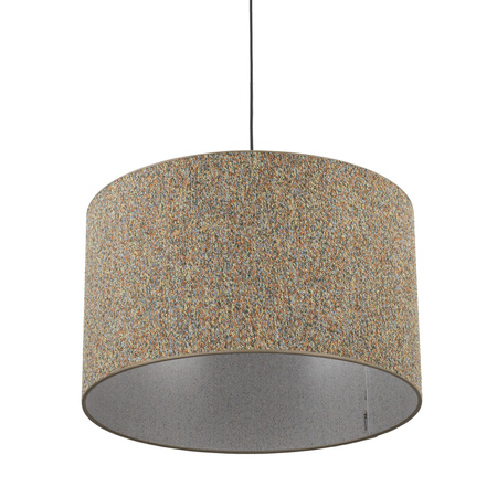 Lampa wisząca abażur 50cm VELLUM BLACK MULTICOLOR 1xE27 Tk Lighting 10752