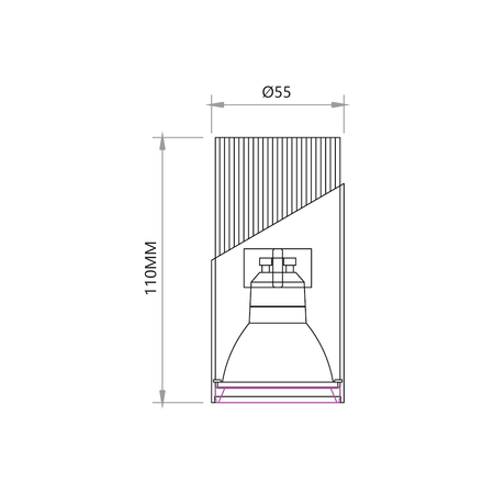 NEO BLACK GOLD DOWNLIGHT 1xGU10 ML0278