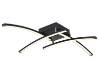 Lampa sufitowa TANSY LED czarna Globo 67129-24