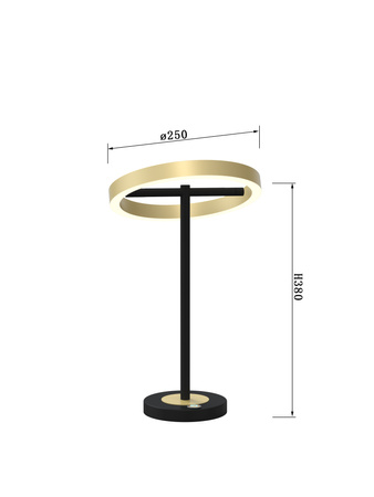 Lampka stołowa BREST LED Wofi Premium 8016-104 ze ściemniaczem