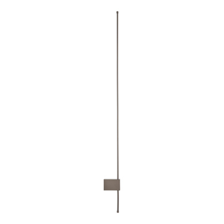 Brązowy liniowy kinkiet 114cm podświetlający ściane LIXA BROWN LED 3000K 18W Tk Lighting 18300