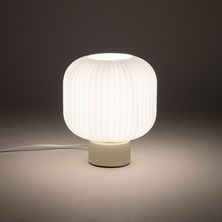Lampka nocna z ryflowanym kloszem 1xE27 AURORA Nowodvorski 11972