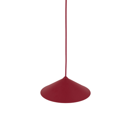 Lampa wisząca burgudnowy stożek o średnicy 23cm LUME S BURGUND 1XGX53 Tk Lighting 11695
