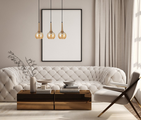 Lampa wisząca FAVERA Italux PND-42361-3-BRO-AMB