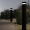 Nowoczesna czarna lampa ogrodowa 80cm LED 3000K Olten O591FL-L12GF3K1 Maytoni