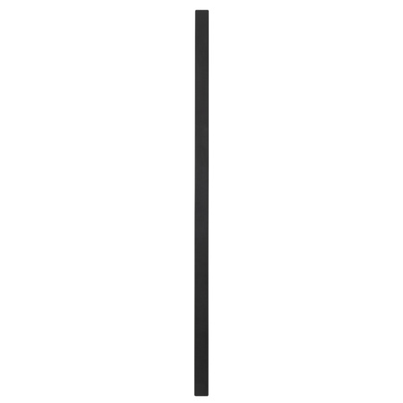 Podłużny czarny pionowy kinkiet ścienny zewnętrzny 144cm 3000K IP54 DEMI LED L Nowodvorski 11558