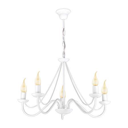 Lampa wisząca biała BARTEZ II Kaja K-3996