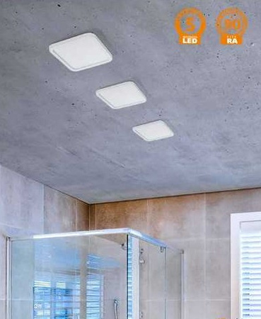 Lampa sufitowa oprawa plafon SLIM 22 SQUARE LED IP44 Azzardo AZ4332 AZ4170 AZ4169 AZ4331 kolor i barwa światła do wyboru