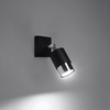 Kinkiet NERO czarny/chrom Sollux Lighting SL.1064
